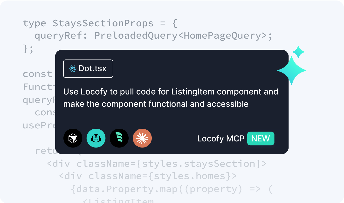 Enhance your code with Locofy MCP