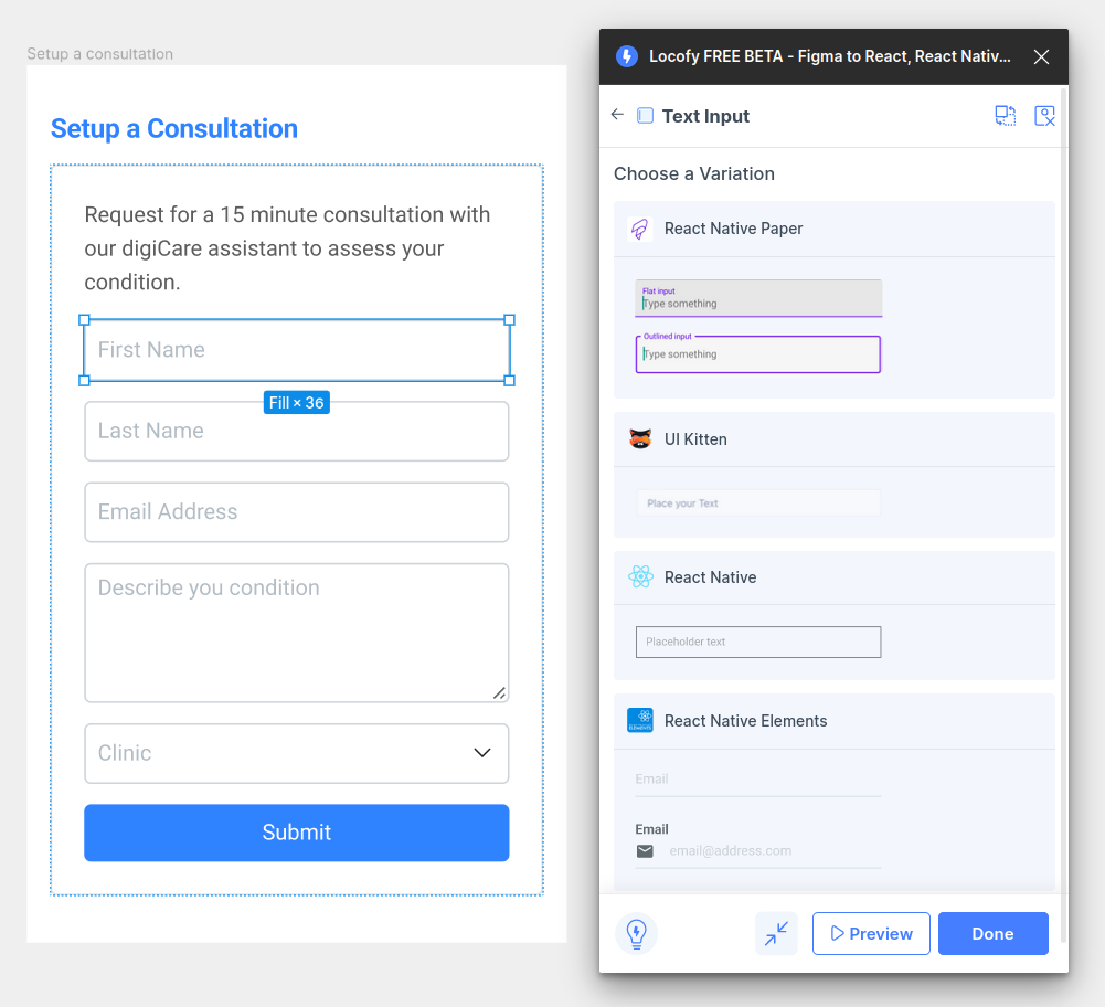 how to handle user input in react native